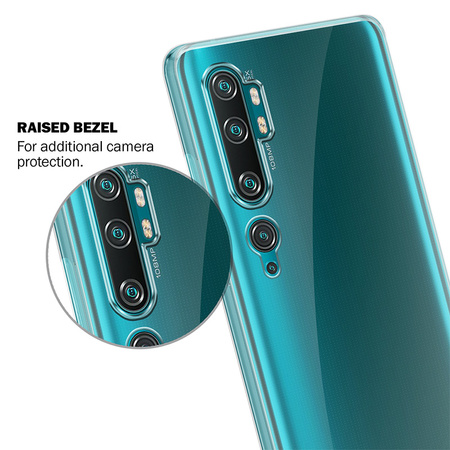 Crong Crystal Slim Cover - Etui Xiaomi Mi Note 10 / Mi Note 10 Pro (przezroczysty) (CRG-CRSLIM-XRMIN10P-TRS)