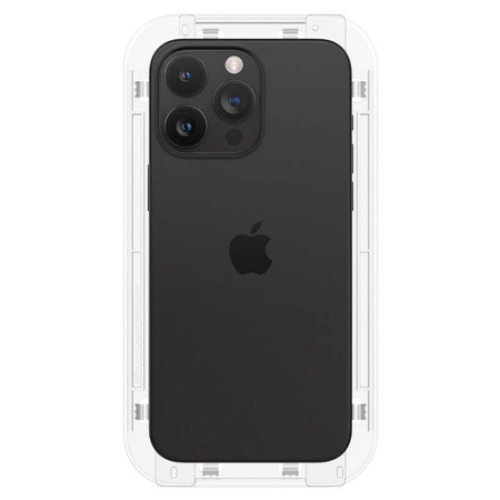 Spigen GLAS.TR EZ FIT FC - Szkło hartowane do iPhone 15 Pro Max (Czarna ramka) (AGL06879)