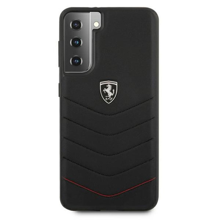 Ferrari Off Track Quilted - Etui Samsung Galaxy S21 (black) (FEHQUHCS21SBK)