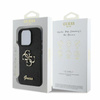 Guess Fixed Glitter Big 4G - Etui iPhone 16 Pro Max (czarny) (GUHCP16XHG4SGK)