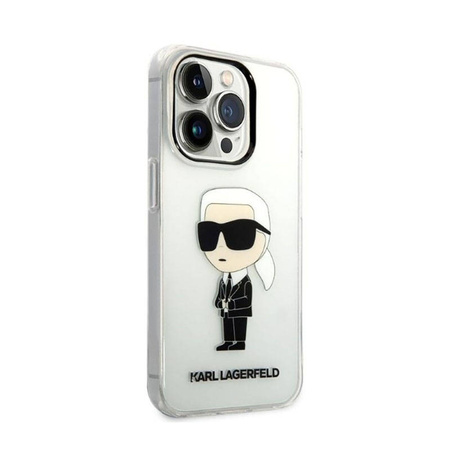 Karl Lagerfeld IML NFT Ikonik - Etui iPhone 14 Pro Max (przezroczysty) (KLHCP14XHNIKTCT)