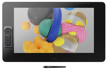 Wacom Cintiq Pro 24 - tablet ekranowy do profesjonalnych zastosowań graficznych, piórko Pro Pen 2, rozdzielczość 4K, pilot ExpressKey (DTK-2420)