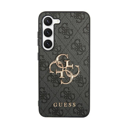Guess 4G Big Metal Logo - Etui Samsung Galaxy S24 (czarny) (GUHCS24S4GMGGR)