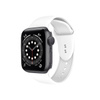 Crong Liquid - Pasek do Apple Watch 38/40/41/42 mm (biały) (CRG-40LQB-WHI)