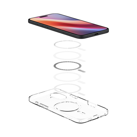 Spigen Liquid Crystal Mag MagSafe - Etui do iPhone 16 (Przezroczysty) (ACS08390)