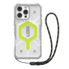 UAG Pathfinder Clear Magsafe Bundle - obudowa ochronna do iPhone 16 Pro Max kompatybilna z MagSafe oraz smycz na telefon (jasny neon / grafitowy-czarny) (1144651BV01)