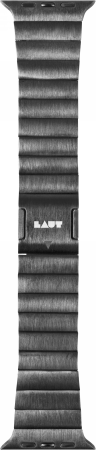 LAUT LINK 2.0 - bransoleta do Apple Watch 42/44/45/49 mm (czarna) (L_AWL_L2_BK)