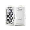 DKNY IML Checkered Mono Pattern - Etui do iPhone 15 / 14 / 13 (czarny) (DKHCP15SHDLCEK)