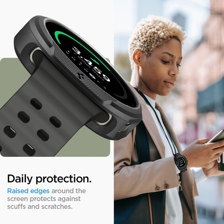 Spigen Liquid Air - Obudowa do Samsung Galaxy Watch 8 Classic 46 mm (Matte Black) (ACS09841)