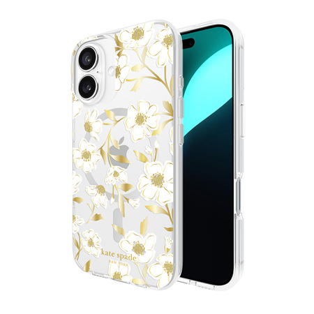 Kate Spade New York Protective Gems MagSafe - Etui iPhone 16 (Sunshine Floral) (KS054342)