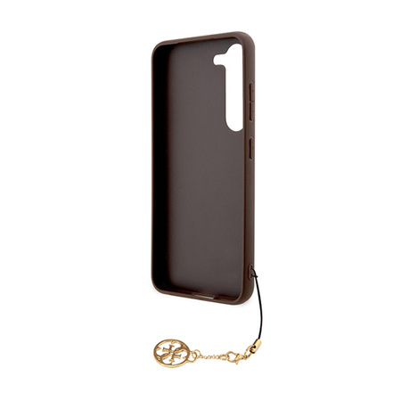 Guess 4G Charms Collection - Etui Samsung Galaxy S24 (brązowy) (GUHCS24SGF4GBR)