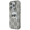 Karl Lagerfeld IML Karl Head Electroplated - Etui iPhone 16 Pro (czarny) (KLHCP16LHKLPKHK)