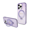 Guess Ring Stand Script Glitter MagSafe - Etui iPhone 15 Pro Max (fioletowy) (GUHMP15XHRSGSU)