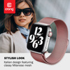 Crong Milano Steel - Pasek ze stali nierdzewnej do Apple Watch 38/40/41/42 mm (różowe złoto) (CRG-40MST-RSP)