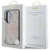 Guess 4G Round Patch Classic Logo MagSafe - Etui do Samsung Galaxy S25+ (różowy) (GUHMS25MP4PGRSGP)