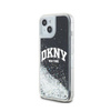 DKNY Liquid Glitter Big Logo - Etui iPhone 15 Plus / 14 Plus (czarny) (DKHCP15MLBNAEK)
