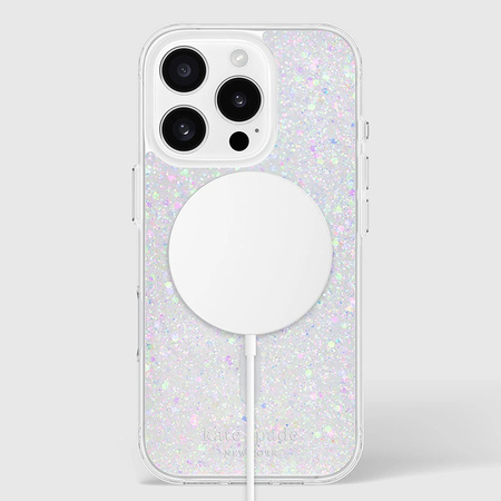 Kate Spade New York Protective MagSafe - Etui iPhone 16 Pro (Chunky Glitter) (KS054956)
