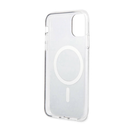Guess 4G MagSafe - Etui iPhone 11 (Brązowy) (GUHMN61H4STW)