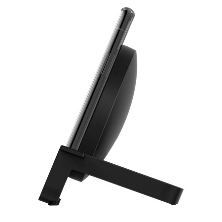 Belkin stojąca ładowarka bezprzewodowa 10W z PSU i microUSB - czarna (WIB001VFBK)