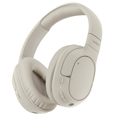 Belkin Słuchawki nauszne, bezprzewodowe, kremowe (AUD009HQSA)