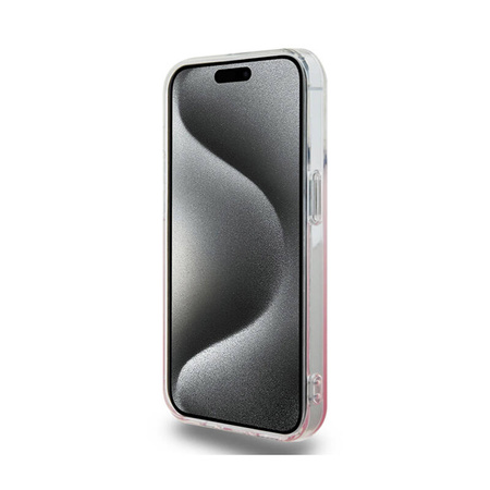 Hello Kitty IML Gradient Electrop Kitty Head - Etui iPhone 15 Pro (różowy) (HKHCP15LHDGKEP)