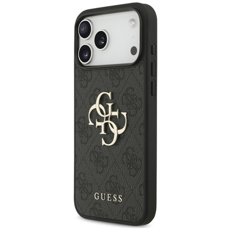 Guess 4G Big Logo - Etui iPhone 17 Pro Max (czarny) (GUHCP17X4GMGGR)