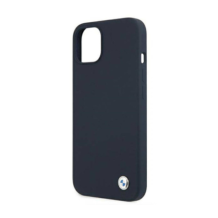 BMW Silicone Signature Logo - Etui iPhone 13 mini (granatowy) (BMHCP13SSILNA)