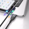 Statik 360 Pro 2.0 - kabel USB-C z adapterem USB-A oraz trzema wymiennymi wtyczkami magnetycznymi USB-C, 2m (black) (PUP-0521-6FT)