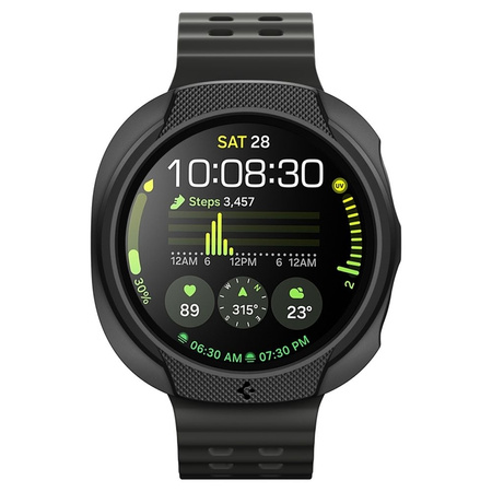 Spigen Liquid Air - Obudowa do Samsung Galaxy Watch 8 44 mm (Matte Black) (ACS09839)