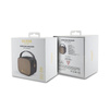 Guess Mini Bluetooth Speaker 4G Leather Script Logo with Strap - Głośnik Bluetooth V5.3 (czarny) (GUWSB2P4SMK)