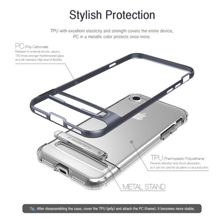Mercury Dream Bumper - Etui Samsung Galaxy S9 z metalową podstawką (złoty) (7631)