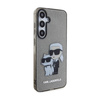 Karl Lagerfeld IML Glitter Karl & Choupette - Etui Samsung Galaxy S24+ (czarny) (KLHCS24MHNKCTGK)