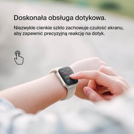 Belkin Szkło na Apple Watch 44/45mm 9/8/7/6/5/4/SE, przezroczyste (OVG004ZZCL-REV)