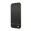 BMW Booktype M Collection Triangles - Etui Samsung Galaxy S22+ (czarny) (BMBKS22MPUCARTCBK)