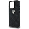 Guess Hot Stamp 4G Pattern Triangle Metal Logo - Etui do iPhone 16 Pro (czarny) (GUHCP16LPGP4STRK)