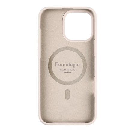 Pomologic CoverCase - silikonowa obudowa ochronna do iPhone 16 Pro Max kompatybilna z MagSafe (ivory) (POM-IPCCS16PMMS-701)