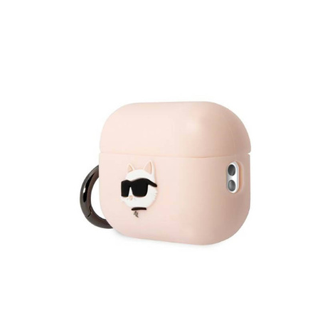 Karl Lagerfeld Silicone NFT Choupette Head 3D - Etui AirPods Pro 2 (różowy) (KLAP2RUNCHP)
