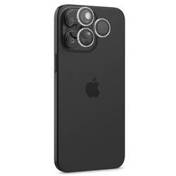 Spigen Optik Pro GLAS.TR EZ Fit Camera Protector 2-Pack - Szkło ochronne na obiektyw do iPhone 16 Pro / 16 Pro Max / 15 Pro / 15 Pro Max / 14 Pro / 14 Pro Max ( (AGL06914)