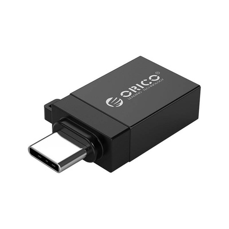 Orico Adapter USB-C na USB-A 3.1 aluminiowa - czarny (CBT-UT01-BK-BP)