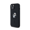 Karl Lagerfeld Silicone Karl & Choupette MagSafe - Etui iPhone 15 / 14 / 13 (czarny) (KLHMP15SSCMKCRHK)