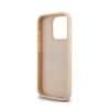 DKNY Leather Mono Stripe & Metal Logo - Etui iPhone 15 Pro (różowy) (DKHCP15LPRTHSLP)
