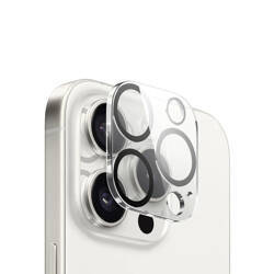 Crong Lens Shield - Szkło na aparat i obiektyw iPhone 15 Pro / iPhone 15 Pro Max (CRG-LSIP15P)