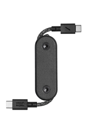 Native Union Pocket Cable - kabel USB-C - USB-C, 17 cm (black) (POCK-C-BLK-NP)