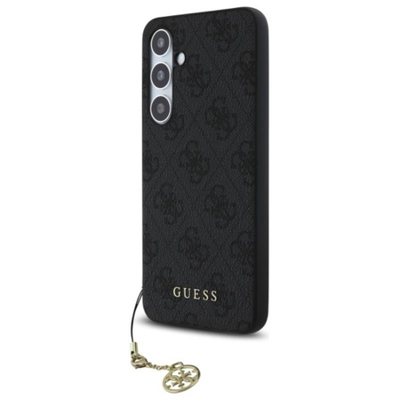 Guess 4G Charms Collection - Etui Samsung Galaxy S24 FE (szary) (GUHCS24FEGF4GGR)