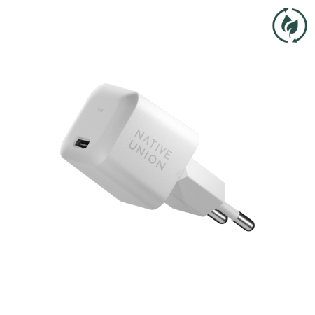 Native Union Fast GaN Charger - ładowarka 30W PD, 1 port USB-C (white) (FAST-PD30-2-WHT-EU)