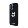 Karl Lagerfeld Silicone Choupette Head MagSafe - Etui iPhone 15 Pro Max (czarny) (KLHMP15XSCHPPLK)