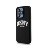 DKNY Liquid Silicone White Printed Logo MagSafe - Etui iPhone 13 Pro (czarny) (DKHMP13LSNYACH)