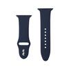 Crong Liquid - Pasek do Apple Watch 44/45/46/49 mm (granatowy) (CRG-44LQB-MBL)