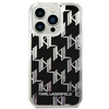Karl Lagerfeld Monogram Liquid Glitter - Etui iPhone 14 Pro Max (czarny) (KLHCP14XLMNMK)