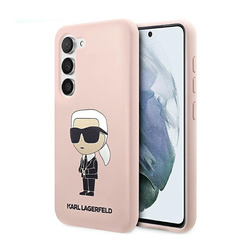 Karl Lagerfeld Silicone NFT Ikonik - Etui Samsung Galaxy S23+ (różowy) (KLHCS23MSNIKBCP)